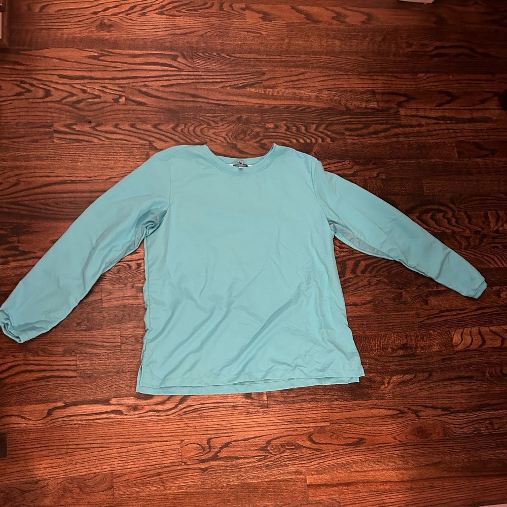 Solumbra Long Sleeve Pullover Sun Shirt Size-M Color-Blue